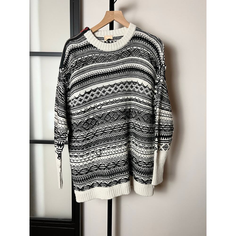 (nude) Fair Isle Oversize Sweater Size 44 (US Medium)